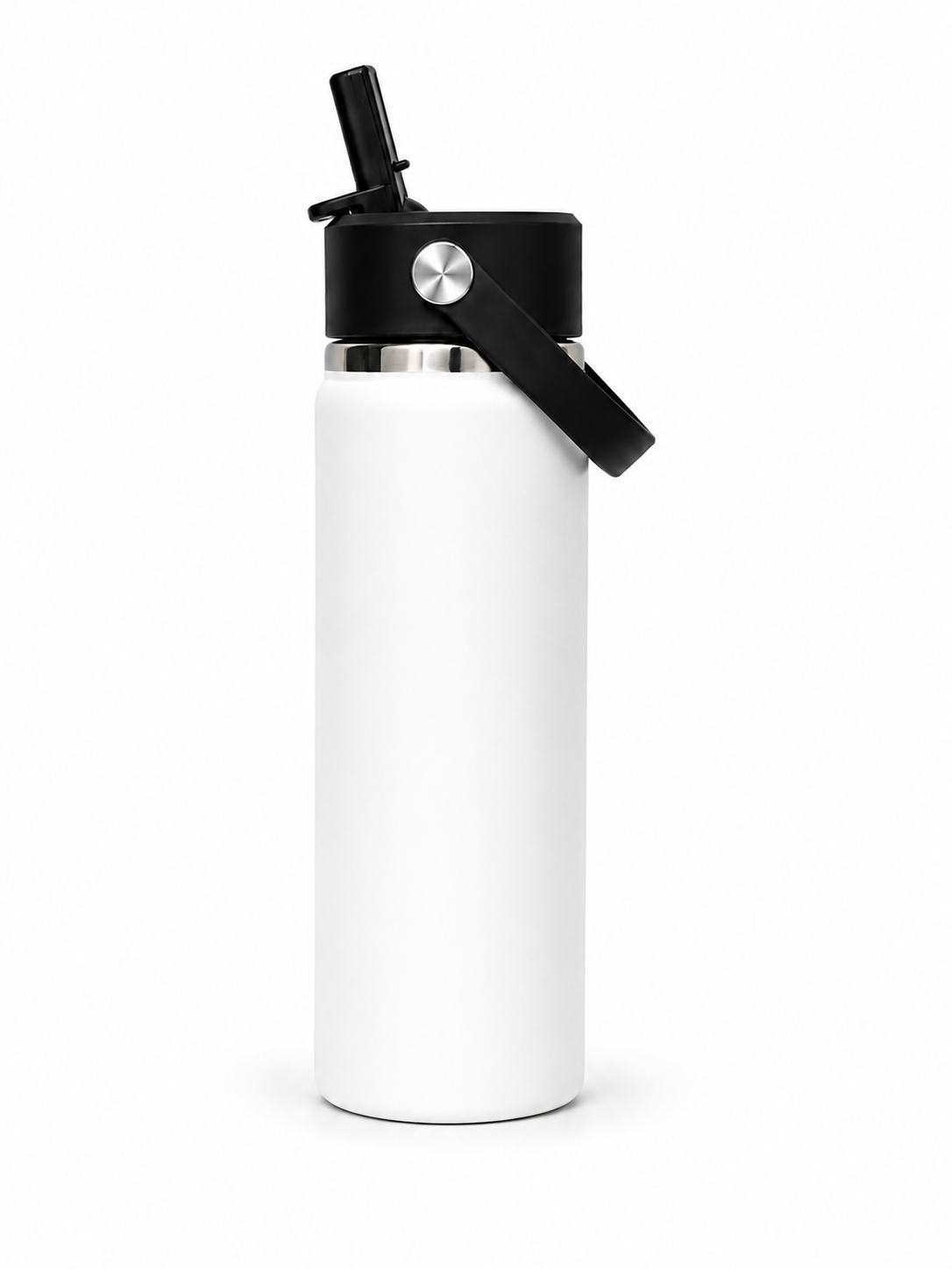 Mindset™ – Bouteille Premium 600 ml | Paille Rétractable Intégrée & Poignée Ergonomique