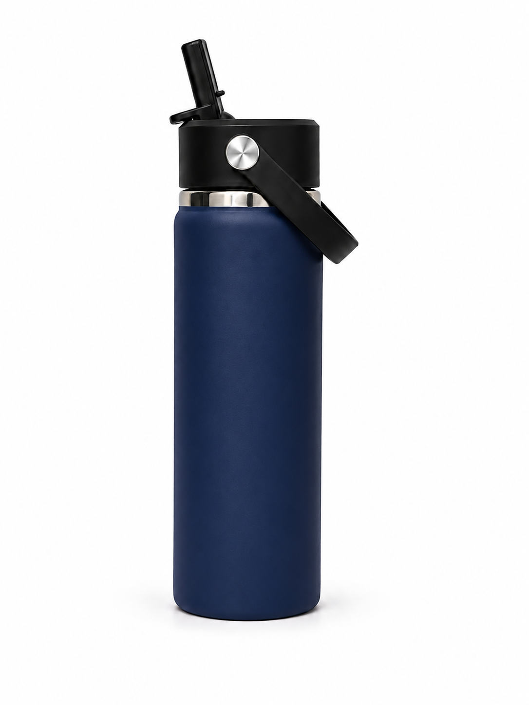Mindset™ – Bouteille Premium 600 ml | Paille Rétractable Intégrée & Poignée Ergonomique