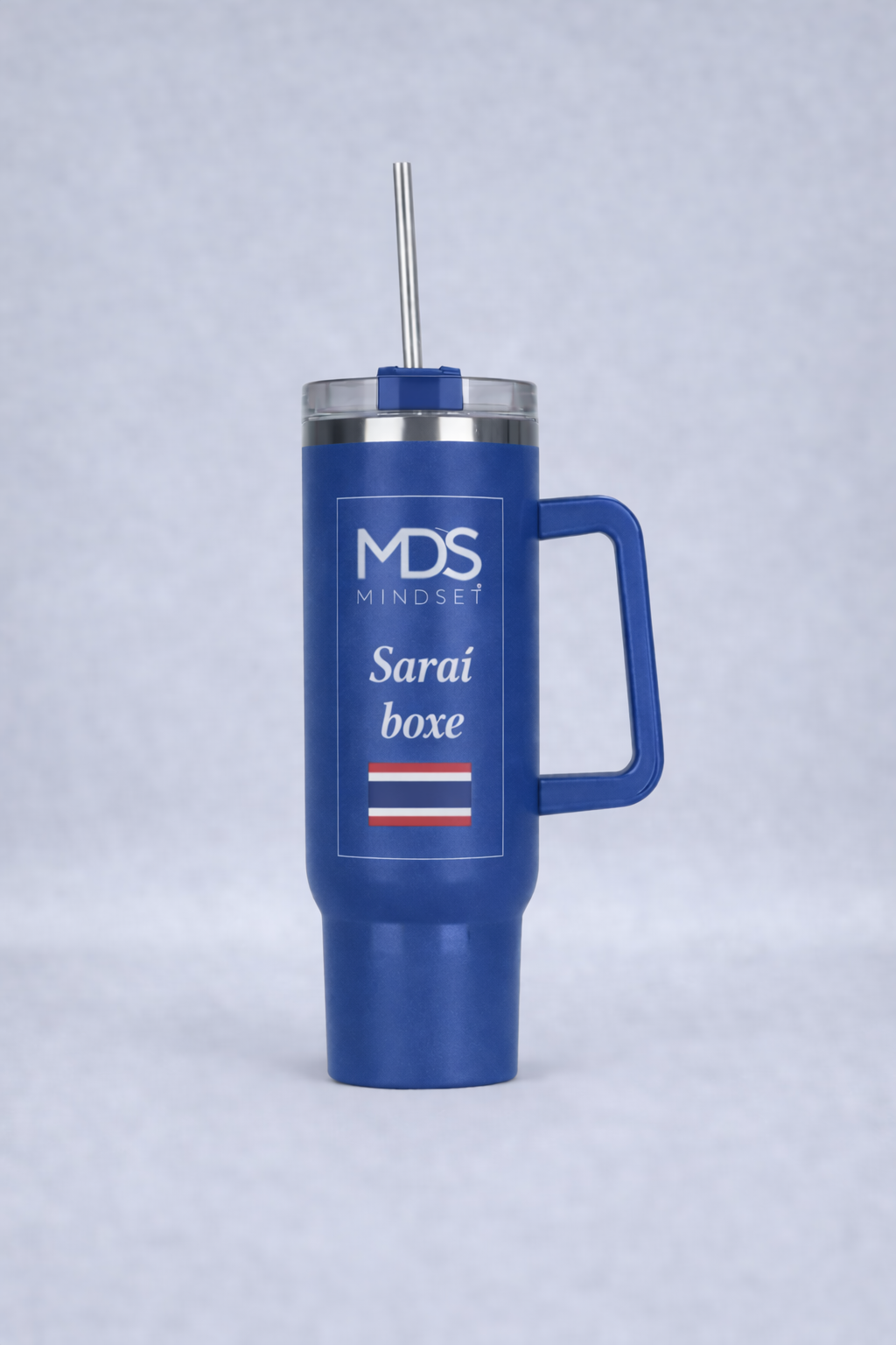Tumbler Premium Personnalisable avec Paille Intégrée - 900ml