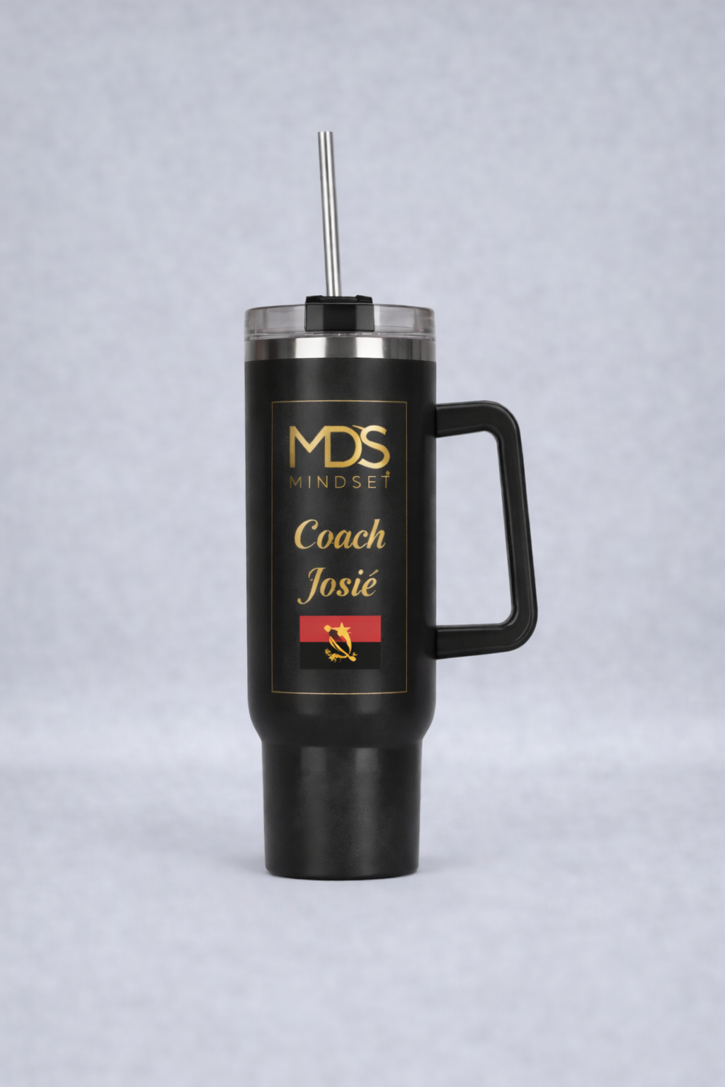 Tumbler Premium Personnalisable avec Paille Intégrée - 900ml